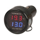 In-car Battery Monitor and Temperature Display-1