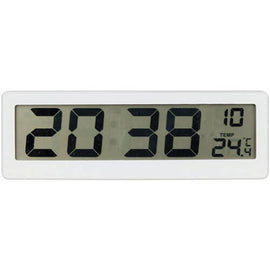 LCD Clock w/ Thermometer - 0