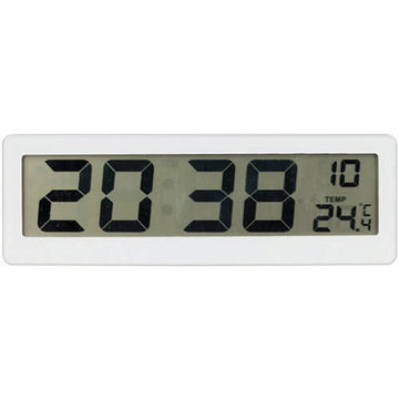 LCD Clock w/ Thermometer - 0