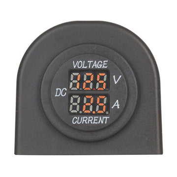 Panel/Surface Mount LED Voltmeter and Ampmeter - 0