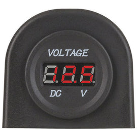 Panel/Surface Mount LED Voltmeter 5-30VDC - 0