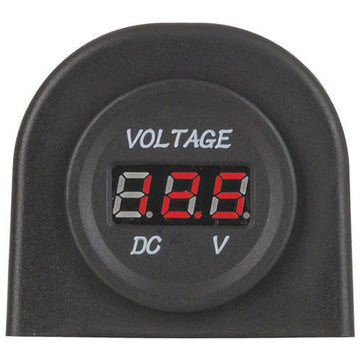 Panel/Surface Mount LED Voltmeter 5-30VDC - 0