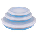 3 Piece Collapsible Foldable Bowl Set with Lids-1