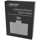30-pin Apple Socket to Lightning Wire Plug Adaptor-2