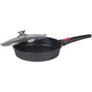 28cm Induction Fry Pan with Removeable Handle and Lid-1