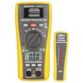 2-in-1 Network Cable LAN Tester and Multimeter Digital - 0