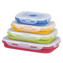 4 pcs. Set Collapsible Containers with Lid (400ml-1300ml)-1