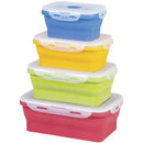 4 pcs. Set Collapsible Containers with Lid (400ml-1300ml)-2