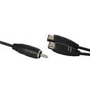 Single RCA plug to 2 RCA Socket Audio Lead (30cm Splitter)-1