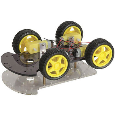 3 Wheel Drive Motor Chassis Robotics Programmable Kit - 0