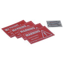 Large Alarm Sticker Warning Stickers-1