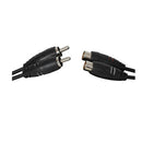2 x RCA Plugs to 2 x RCA Sockets Audio Cable-3