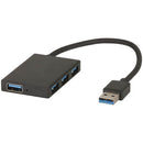 4 Port Mini Hub USB 3.0 (Black)-1