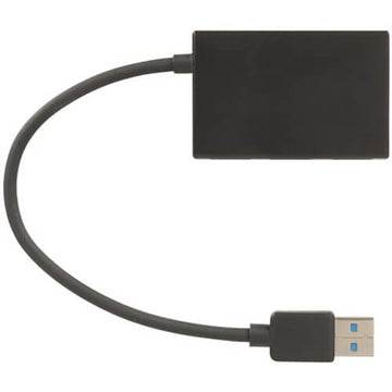4 Port Mini Hub USB 3.0 (Black) - 0