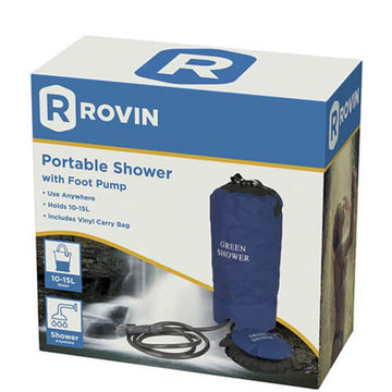 Portable Camping Shower with Foot Pump - 0