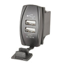 Twin Mount Converter (12/24V-2xUSB 5V 3.1A Panel)-1