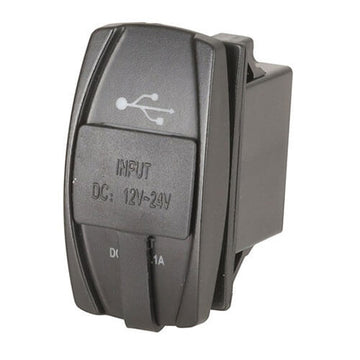 Twin Mount Converter (12/24V-2xUSB 5V 3.1A Panel) - 0