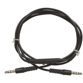 3.5mm Plug to Plug Cable with Mic and Volume Control (1m) - 0