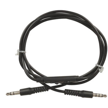 3.5mm Plug to Plug Cable with Mic and Volume Control (1m) - 0