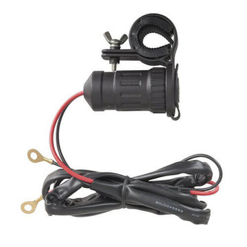 Motorcycle Dual USB Socket Mount - 0