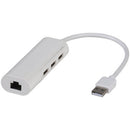 3 Port USB 2.0 Hub with Ethernet Adaptor-1