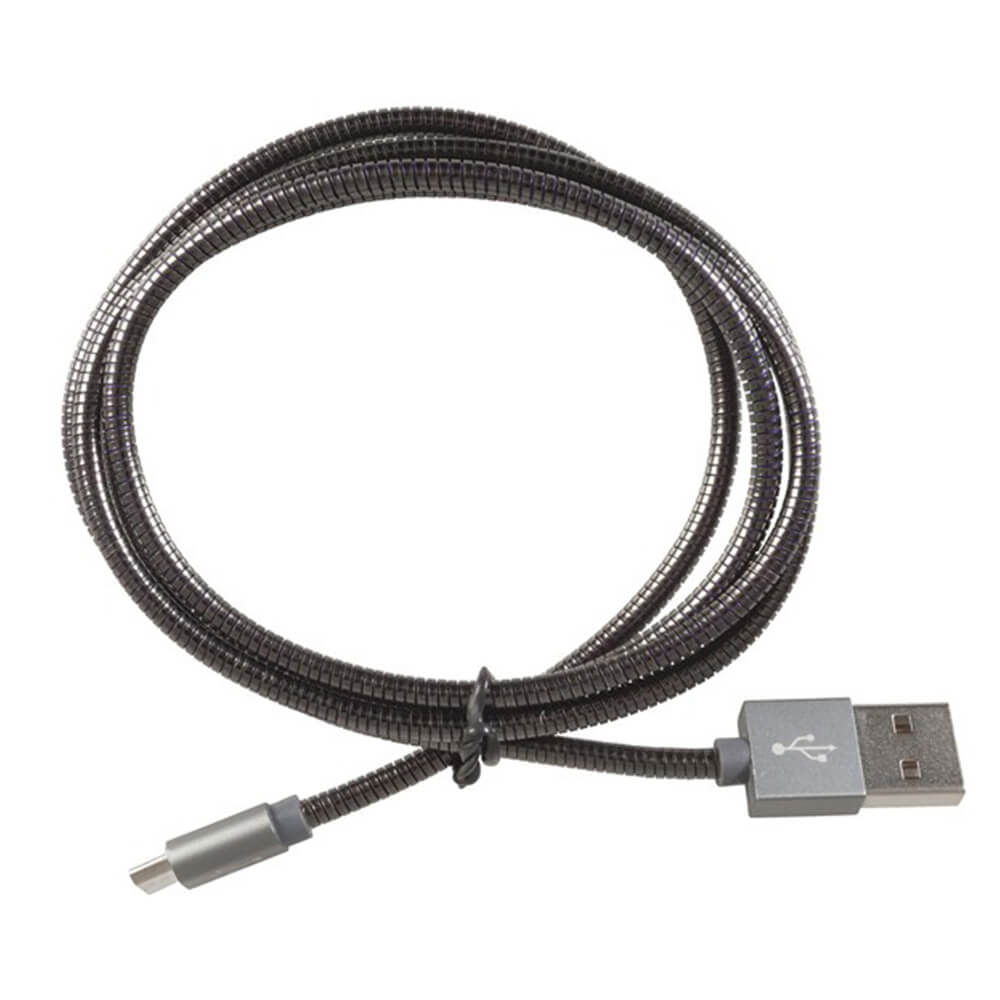 USB Type-C to USB-A Armoured Charger/Data Cable Lead (1m) - His Gifts ...