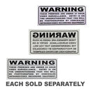 Surveillance Warning Sticker-1