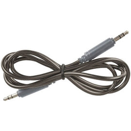 3.5mm Stereo Stainless Armoured Audio Cable (1m) - 0
