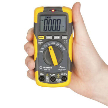 Cat III Digital Multimeter Autoranging 4000 Count DMM w/ Tem - 0