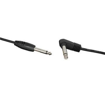 6.5mm Mono Plug to 6.5mm Mono Plug Aud Cabl (Right Angle 3m) - 0
