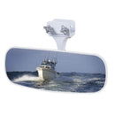 Clamp Mount Convex Ski Mirror (White)-1
