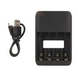4 Channel Battery Charger w/ LED indicator (Ni-MH Ni-A) - 0