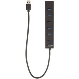Digitech 7 Port USB 3.0 Slimline Hub - 0