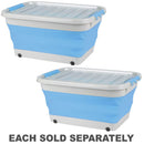Blue Pop Up Tub with Lid-1