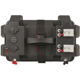 Battery Box with Voltmeter 2x USB Charger and Anderson Plugs - 0