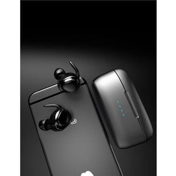 Wireless Rechargeable Bluetooth 5.0 Sports Earphones w/ Mic - 0