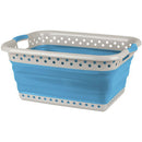Blue Pop-Up Laundry Basket-1