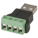 USB 2.0A Plug to 4-Way Screw Header Adaptor-2