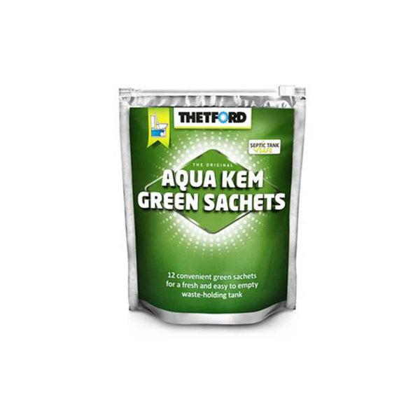 Sachets Aqua Kem Green (12 sachets x 30g par sac)