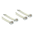RJ12 6 Position 6 Conductor Plug to Plug Cable-3