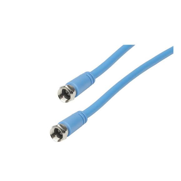 Flexible F Plug to F Plug Coax RG59 Cable 10m
