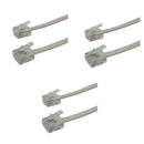 RJ12 6 Position 4 Conductor Plug to Plug Cable-2