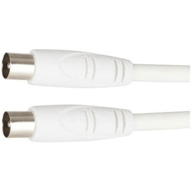 TV Coaxial Cable White 1.5m - 0