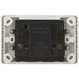 Powertech RCD Protected Double GPO Mains Socket 10A - 0