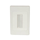Brush Cable Entry Wall Plate (White)-4