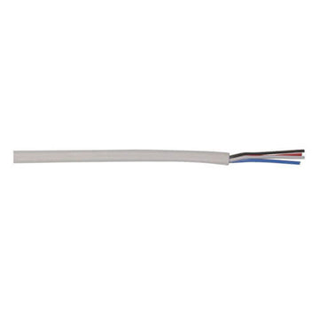 Security System 4 Core Alarm Cable (White) - 0