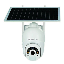 Nextech Smart Wi-Fi PTZ Camera with Solar Panel (1080p) - 0