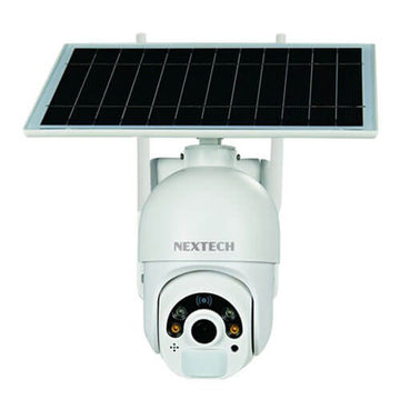 Nextech Smart Wi-Fi PTZ Camera with Solar Panel (1080p) - 0