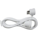 Piggyback Plug Mains Extension Cable 240V 10A (White)-3