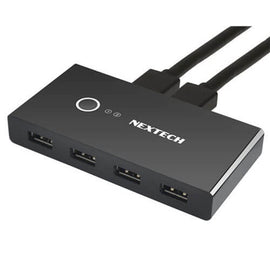 Nextech USB 3.0 Keyboard and Mouse Switch Box (4 Ports) - 0